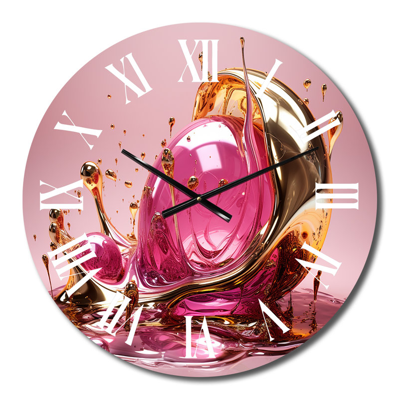 Horloge murale en métal, Petit