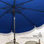 Parasol d'extérieur avec manivelle, parasol de patio, 8 baleines, inclinaison à bouton-poussoir-126454168