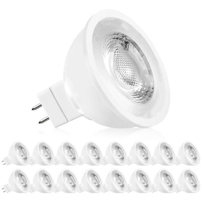 6,5 watts (50 watts équivalents), DEL MR16, ampoule à intensité variable, culot GU5.3 / à deux broches