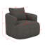Fauteuil pivotant rembourré à accoudoirs rembourrés Modern-1868946750