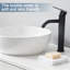 Robinet de lavabo vasque noir mat