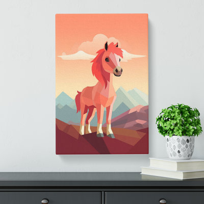 Pony Minimalism No.3 - No Frame Print
