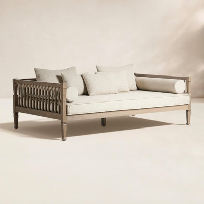 86" Teak Patio Sofa
