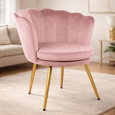 Octavius Velvet Barrel Chair