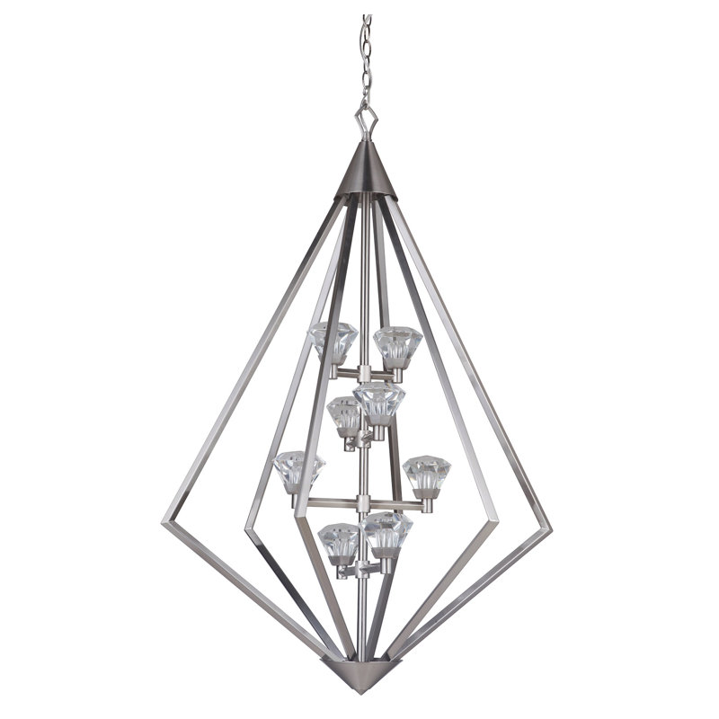 Errico 8 - Light Dimmable Geometric Chandelier
