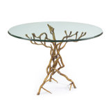 Branches Round Glass Dining Table