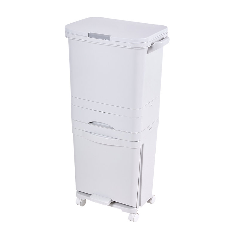 49 Litre Step-On/ Hand Press Tresh Can