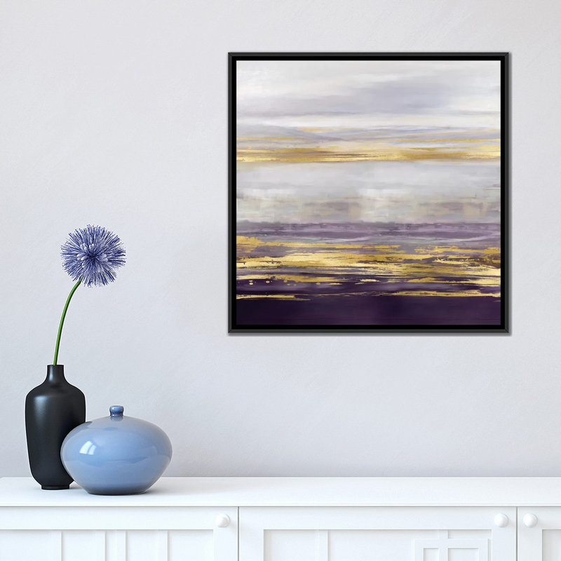 «Amethyst Reflections I» par Allie Corbin, reproduction sur toile tendue sur châssis, H 18 po x l 18 po x P 1,5 po