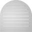Round Top Surface Mount Signature Urethane Functional Gable Vent, Primed Tan-101815917