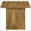 Table de bout carrée Exeter Mango avec placage écologique et fabrication durable pour un décor rustique moderne-1486010838
