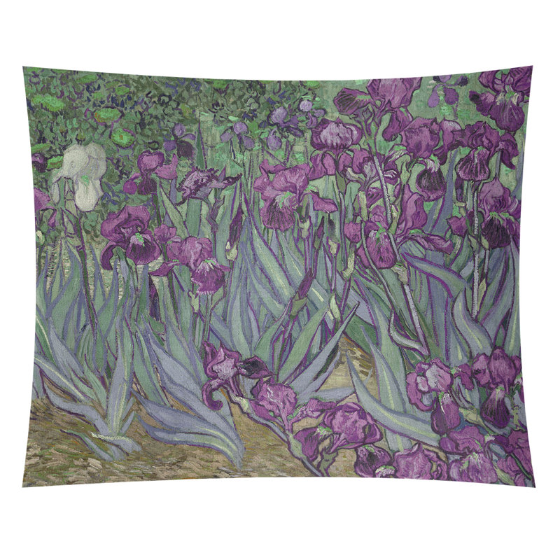 Tapisserie Iris, Intérieur, H 71 po x l 83,5 po, Rose