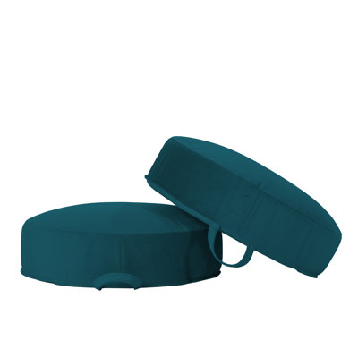 Overstuffed Microfiber Cushions, 2-Pack