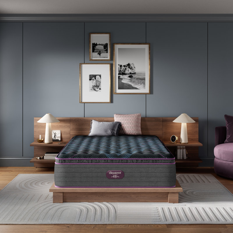 Matelas à plateau-coussin moyen 15,25 pouces Beautyrest World Class, Lit double