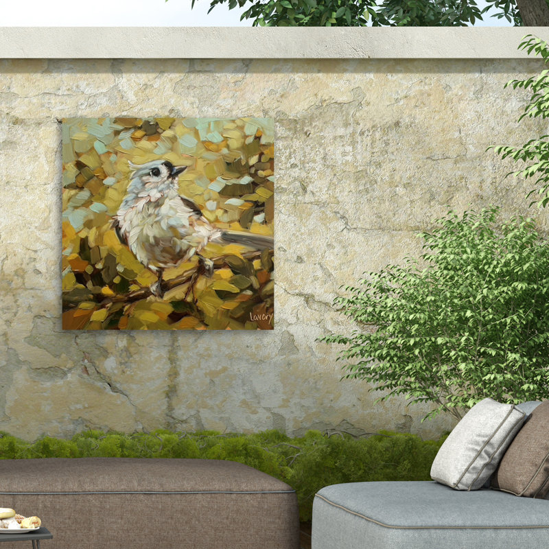 Toile dorée Andrea Andrea, H 18 po x l 18 po
