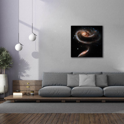 «Interacting Galaxies Arp 273» par Hubble Space Telescope, art mural de la NASA