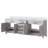 Laurel 84 in W x 22 in D Double Bath Vanity Top-113355905-82319311
