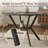 42.5-58.2 Inch Extendable Round Dining Table With Storage Shelf For 4-6 People-1252142057