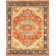 Serapi Hand-Knotted Rust/Navy Area Rug