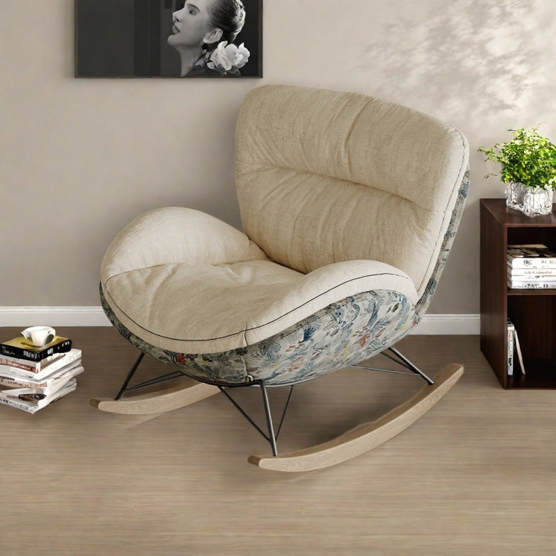 Quality and comfortable rocking chair, Off White