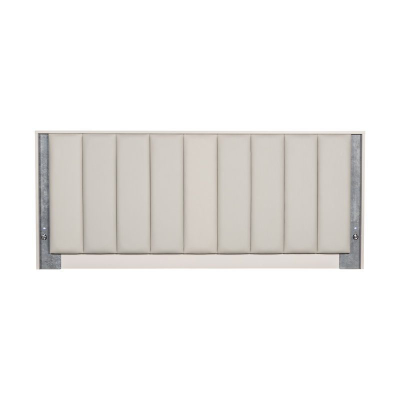 Pavira Bed With LED Lights - Stone, King