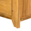Table de chevet de conception rustique, 20,7 x 15,4 x 22 po, mécanisme de glissement en douceur, espace de rangement interne spacieux dans une construction compacte, bois massif +, tiroir teinté brun naturel, mais spacieux, finition