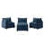 Blue Chenille