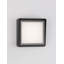 Black Integrated LED Outdoor Flush Mount