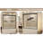 56-60" W × 60" H Tempered Glass With Explosion Proof Film, Aluminum Frame Double Sliding Shower Door, "1/4 (6 Mm), Stainless Steel Handle, Matte Black-123210055
