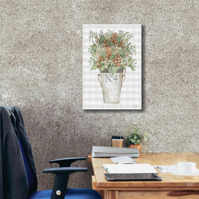 «Kampsville Fall Flowers On Canvas» par Cindy Jacobs, reproduction