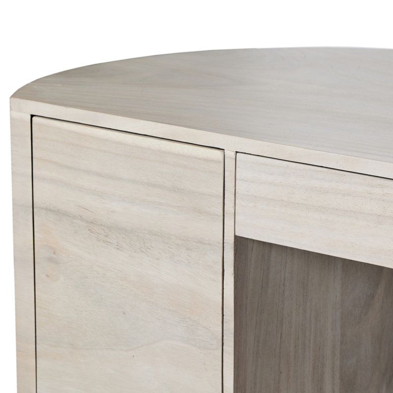 Lunas Executive Desk, Bleached Guanacaste