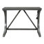 Ensemble de table de salle à manger à hauteur de comptoir 3 pièces Farmhouse avec port USB et tabourets rembourrés, gris-1656512949