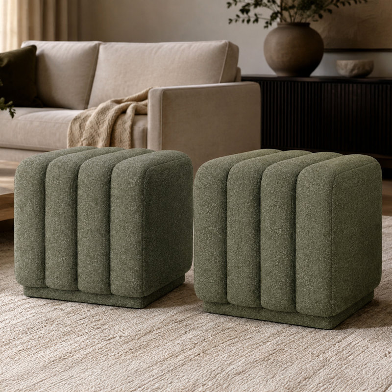 Repose-pieds contemporain contemporain, Repose-pieds contemporain contemporain - Mousse