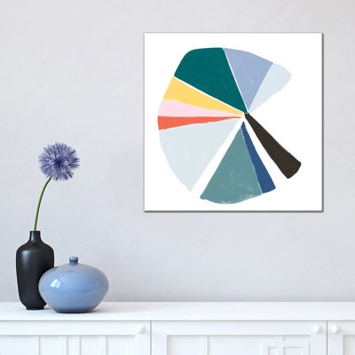 Colour Wheel V by June Erica Vess - Wrapped Canvas Print