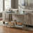 Shepler 48'' Glass Top Console Table