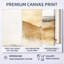 Couches abstraites neutres gris doré I - Paysages - Tableau encadré-1123330484-1300984960