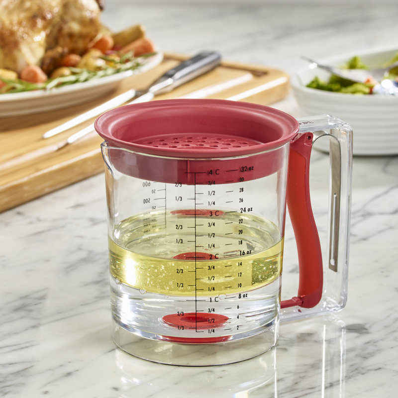 Swing-a-way Easy Release Grease 4-Cup Plastic Batter Dispenser
