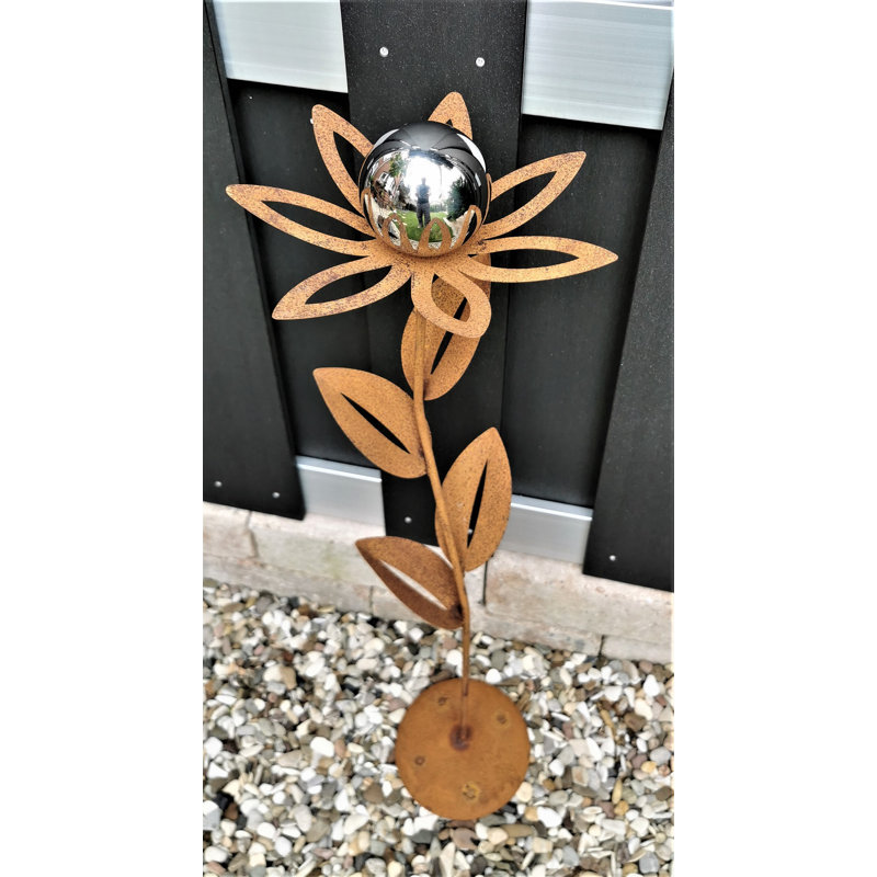 Censu Plants & Flowers Garden Art, Brown, white and pink