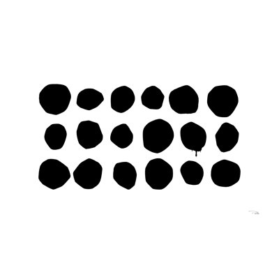 «Evasio Simple Dots I» sur toile par Pela