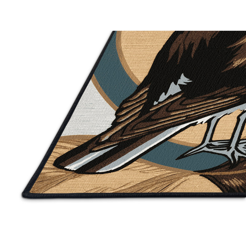  Tapis lavable Sooty Shearwater Birds, Rectangulaire 3 pi x 5 pi