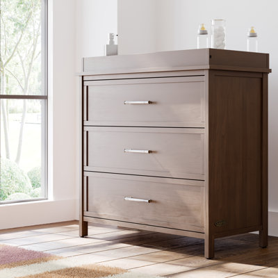 Classic 3 Drawer Chest With Removable Changing Table Topper
