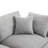 U_STYLE Down Filled Upholstery Convertible Sectional Sofa, L Shaped Couch With Reversible Chaise