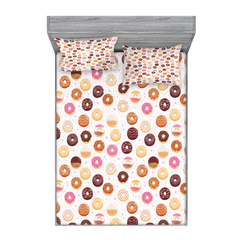 Microfiber Sheet Set, Queen Sheet Set with Fitted Sheet