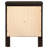 Garrett Cappuccino 2-Drawer Rectangular Nightstand