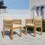 Acacia Wood Outdoor Dining Chairs 2-Pack-1540555403