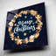 «Gingerbread Merry Christmas Wreath» par Seven Trees Design, art mural en verre acrylique-1819961177