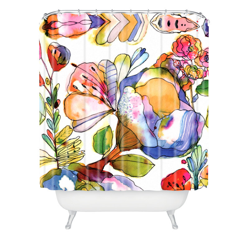 Rideau de douche simple Florela