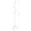 Portemanteaux en bois gris 19 po x 19 po x H 71,75 po