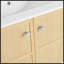 Meuble-lavabo mural de 24 po avec 2 portes à fermeture en douceur, fabrication en contreplaqué durable pour les salles de bain modernes-481095944