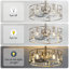 Sylvia 20" Caged Crystal Ceiling Fan With Remote Control and Light Kit Included-2075466865