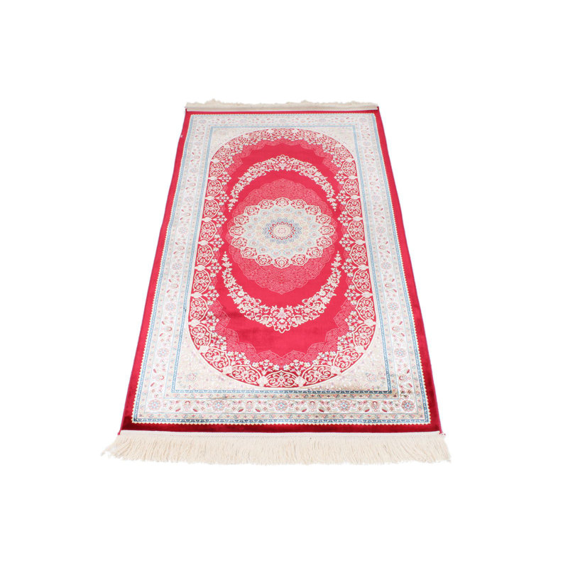 Tapis turc rouge et ivoire 3x5